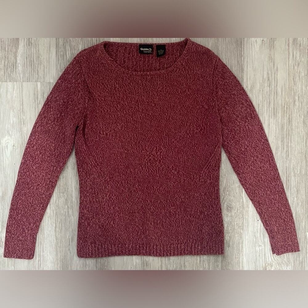 Guide Series | Women's Solid Plain Heavy Cotton Pullover Sweater | Small